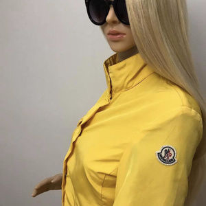 Vintage Moncler Lightweight Jacket – Yellow – Authentic – Size M